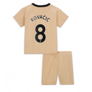 Chelsea Mateo Kovacic #8 kläder Barn 2022-23 Tredje Tröja Kortärmad (+ korta byxor)